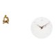thumbnail image 1 of Figura de lector abstracto, reloj de pared, estatua, arte, artesanía, resina, tablero de fibra de densidad media, decorativo para sala de estar, dormi, 1 of 8