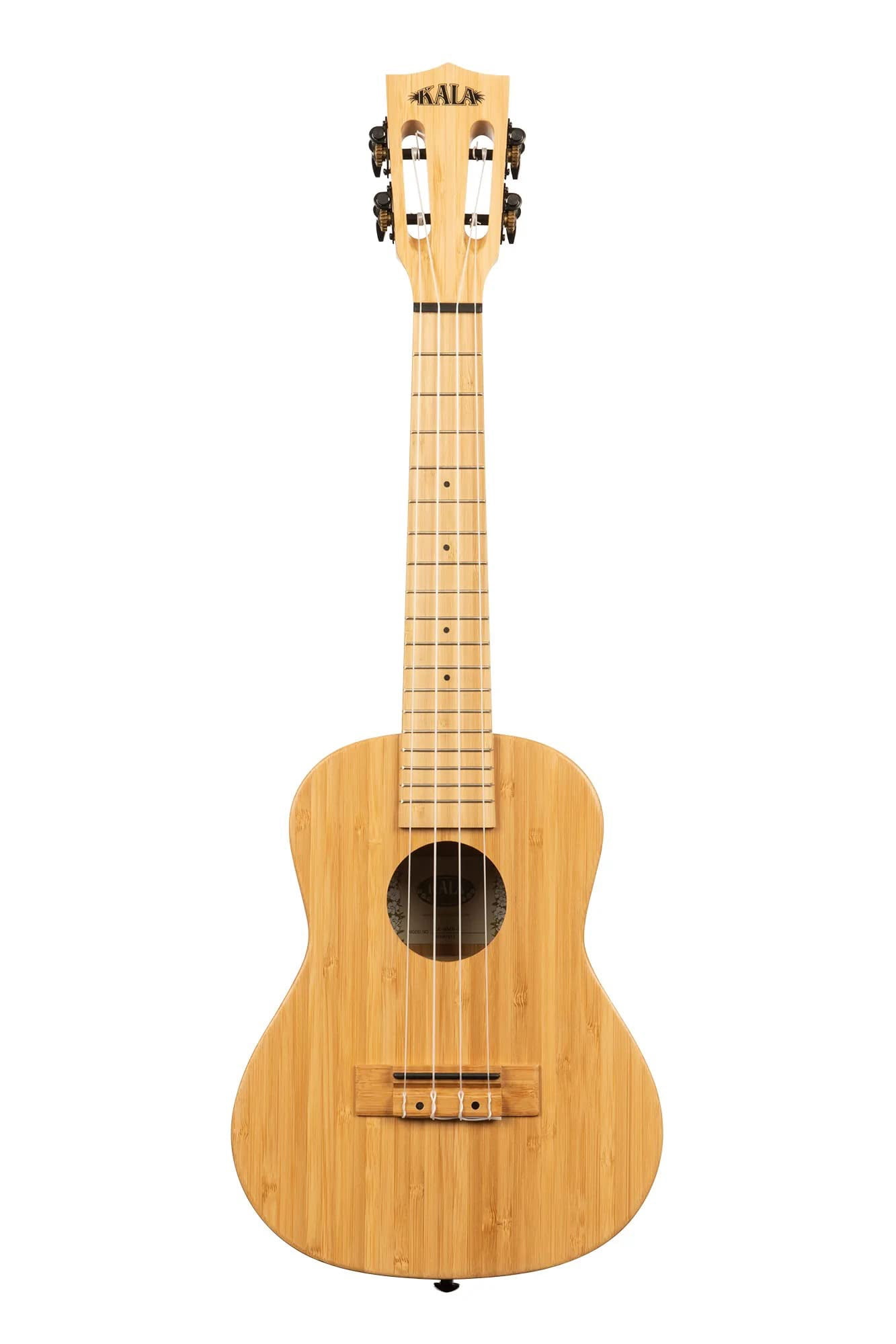 Kala KA-BMB-C Bamboo Concert Ukulele Bundle with Gig Bag, Tuner, Austin Bazaar Instructional DVD, and Polishing Cloth