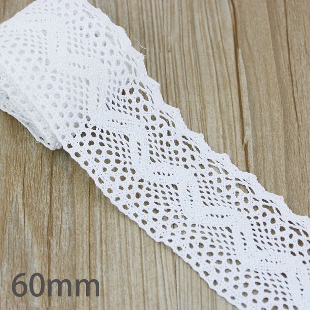 (5 metros/rollo) cintas de red de encaje bordado de algodón blanco y Beige, adornos de tela, materiales artesanales hechos a mano para costura DIY