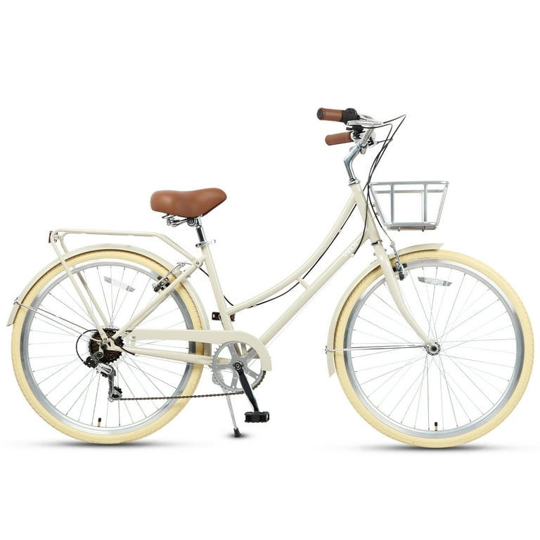 AVASTA Ashley シティサイクル 26インチ AVASTA 26 Inch Hybrid Bike, Lightweight Step-Through Hi-Ten Steel