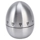 thumbnail image 4 of Temporizador mecánico BuyWeek Temporizador de cocina Forma de huevo Acero inoxidable 60 minutos, 4 of 12