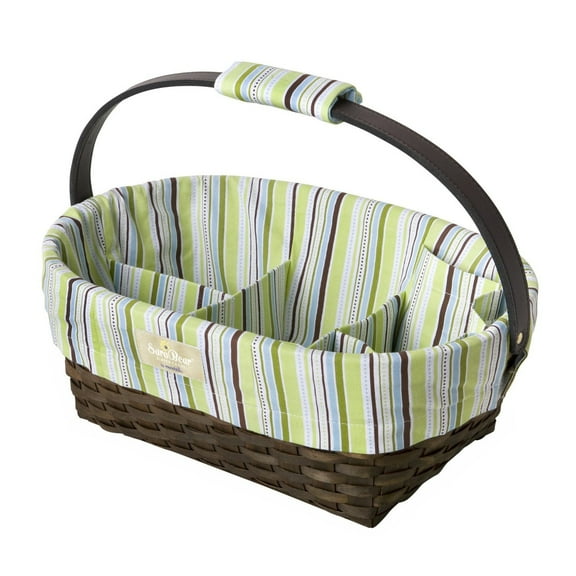 Munchkin SaraBear Portable Diaper Caddy - Green Stripes 21055,21065
