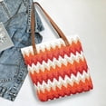 thumbnail image 5 of Tanyzvel Women Straw Tote Bag, Large Beach Shoulder Bag with Faux Leather Handles for Summer Travel Shopping, 5 of 5