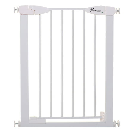 UPC: 9312742020620 | Dreambaby Boston 24-26.5in Auto Close Metal Baby Gate w/ EZY-Check Indicator – White