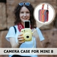 thumbnail image 4 of Miangastore 1Pc Instant Camera Case Canvas Bag Storage Pouch Compatible with FujiFilm Instax Mini 8 9, 4 of 9
