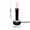 A, variant on Halloween Decorative Flame Candle, Tall and Short Base LED Candle, Flameless Plug-In Candle for Festive Home Decor