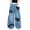 Blue, variant on Girls Barrel Jeans Denim Elastic Wasit Wide Leg Pants Cute Embroidered Pants for Toddler Girl 13-14 Years