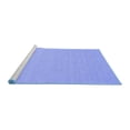 thumbnail image 2 of Ahgly Company Machine Washable Indoor Rectangle Solid Blue Modern Area Rugs, 2' x 3', 2 of 4