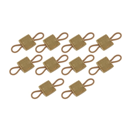 10PCS Binding Buckle Tactical Gear Holder Clip Molle Webbing Retainer for Tactical Molle System Backpack Accessories