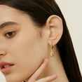 thumbnail image 4 of Alexcraft 14K Gold Plated Teardrop Leverback Filigree Dangle Earrings, Hypoallergenic Sterling Silver Plated earrings for Women, 4 of 7