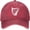 Red, variant on Unisex Adjustable Baseball Cap with Irish Harp Musical Instrument Pattern, Denim Fabric Snapback Glacier Cap