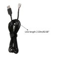 thumbnail image 3 of Mouse Cable Soft Durable Mouse Line Replacement Mouse Wire for G502 RGB Game Wired Mouse 2.1 Meters, 3 of 4