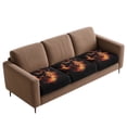 thumbnail image 6 of Xoenoiee Wolf Fire Pattern Couch Cushion Covers, Stretch Soft Couch Covers for Sofa, Washable Non-Slip Sofa Slipcover Furniture Protector for Indoor and Outdoor, 6 of 7
