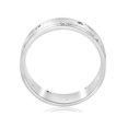 thumbnail image 2 of Bague de Mariage Confortable en Or Blanc 14k avec Diamants 6MM, 2 of 3