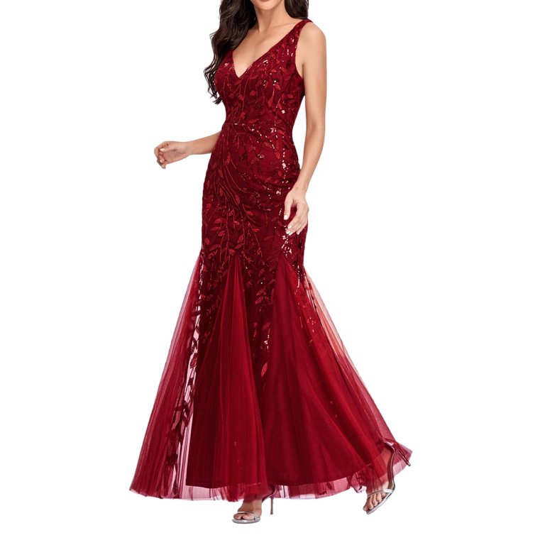 red prom dresses 2024 Sexy Satin with Lace Top and Open Back  DressesTailor Shoulder to floor (with shoes) MSJUHEG Prom Dresses 2024 Cocktail