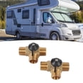 thumbnail image 1 of 12 Inch Hose Water Heater Kit, 2 Male Port Valves RV Water Heater Bypass Kit Stable Connection Rugged  for Yacht, 1 of 7