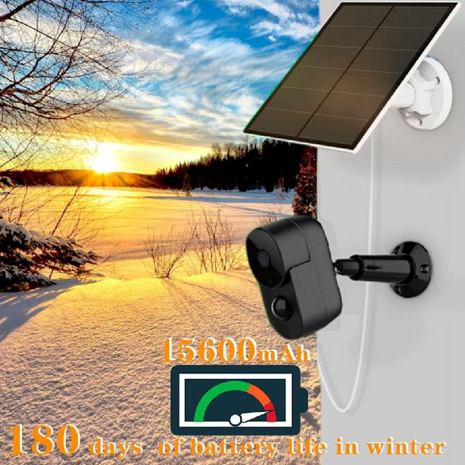 Zeiwohndc 100W Solar Powering Stable Solar Panel for Outdoor Surveillances & Utilities