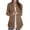 Brown, variant on Oversized Long Sleeve Button Front Shirt Women Loose Fit Flowy Blouse with Side Slits for Layering and Street Style L Size Wine