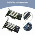 thumbnail image 2 of Add On Cards NVMe M.2 to PCIe 4.0 x4 Card M.2 PCIE Adapter NVMe SSD Host, 2 of 10