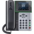 thumbnail image 2 of Poly 220087000025 Edge E320 Corded - NFC, Bluetooth - Desktop, Wall Mountable - Black, Silver - IP Phone, 2 of 4