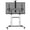 Silver, variant on Ultra Heavy Duty Mobile Stand TV Cart Mount, Fits 32" to 100" Flat Screens
