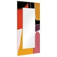 thumbnail image 2 of Empire Art Direct Finale I Rectangular Beveled Mirror on Free Floating Reverse Printed Tempered Art Glass, 72" x 36" x 0.4", Ready to Hang, 2 of 9