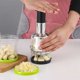 thumbnail image 3 of Stainless steel manual garlic onion chopper kitchen gadget, 3 of 4