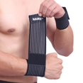 thumbnail image 4 of 1pc Wrist Support Breathable Adjustable Compression Forearm Wrap Belt Hand Strap Protector Gym Fitness Weight Lifting Sportswear BL, 4 of 6