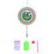thumbnail image 2 of Fiudx Pegatinas de Diamante para Pintar Albañilería, Carillón de Viento de Cristal Colorido, Colgante de Acrílico, Arte Decorativo de Pared Multicolor, para Jardín Al Aire Libre, Habitación de Bebé,, 2 of 3