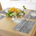 thumbnail image 4 of Ambesonne Grey Place Mats Set of 4, Brick Wall English Style, Standard Size, Grey, 4 of 6