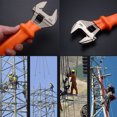 thumbnail image 7 of SEIWEI Chrome Vanadium Steel Wrench with Graduations 12''(300mm) Mini Spanner Wrench Orange, 7 of 7