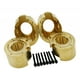 thumbnail image 4 of Tornillos Y Ruedas De Equilibrio De Latón De 4 Piezas Peso Y Tornillos Para La Actualización -4 Sunnimix Peso de la articulación de la rueda de latón, 4 of 6