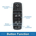 thumbnail image 3 of Interruptor de ventana eléctrica delantero izquierdo Unique Bargains para Dodge Journey 2011-2019 No.68084001AB, 3 of 7