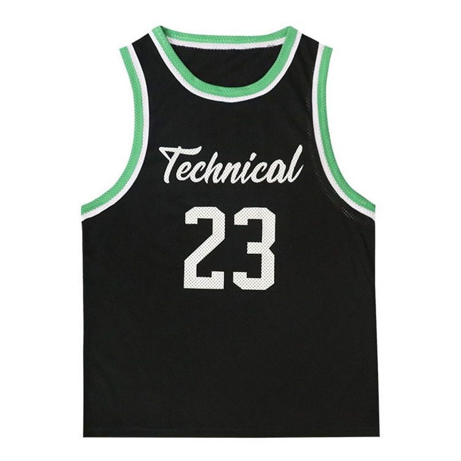 New 2024 Summer Basketball Jersey Technical NO. 23 Printed Mens Training Shirt Sports Fitness Vest Jogging Male Tank Tops White