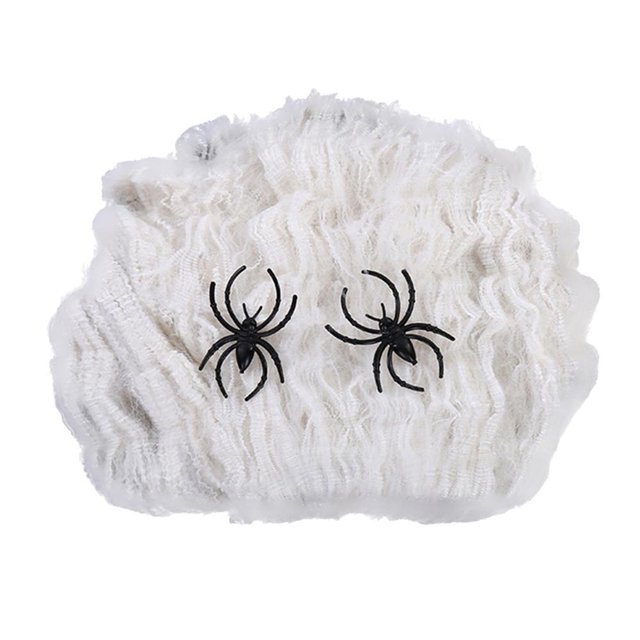 Telaraña gigante de Halloween Telaraña decorativa de Halloween (7,5 m)