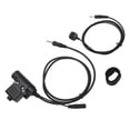 thumbnail image 2 of Adaptador PTT con clip trasero. Adaptador de auriculares de radio portátil Push-to-Talk para Vertex VX-6R VX-7R., 2 of 14