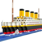 Qulable Titanic Mini Building Blocks,Toy Ship Model Bricks,1860 Pcs 3D Puzzle DIY Educational Toys for Kids & Adults