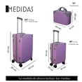 thumbnail image 2 of Set De 3 Maletas Viaje Maleta Grande 20 Kg Y Chica 10 Kg Cabina Avion, 2 of 5