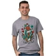 thumbnail image 4 of Wild and Free Bald Eagle Rose Tattoo Plus Size Crewneck Graphic Tee Shirt Brisco Brands 2X, 4 of 5