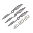 thumbnail image 1 of Hélices RC CW 8x6 Pulgadas 2-Palas para Avión Nylon Gris 3Pcs con Anillos Adaptadores, 1 of 4