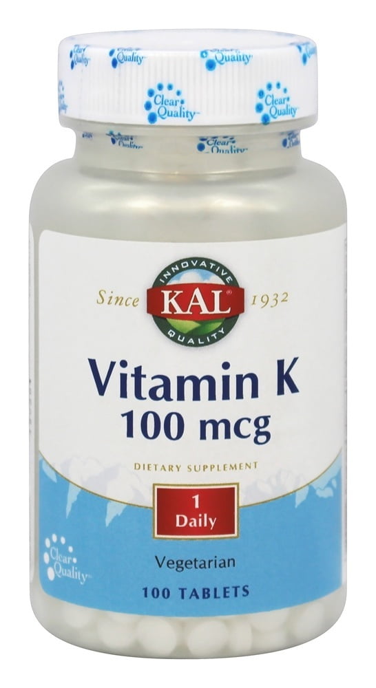 Kal Vitamin K 100 mcg. 100 Tablets