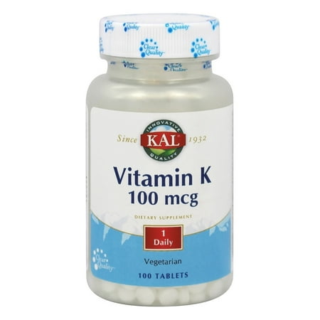 UPC 021245745211 product image for Kal - Vitamin K 100 mcg. - 100 Tablets | upcitemdb.com