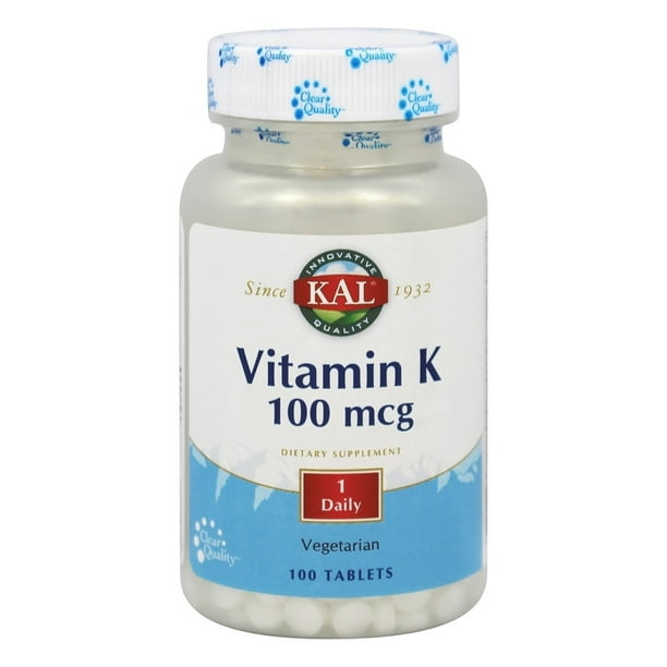 Kal Vitamin K 100 mcg. 100 Tablets