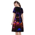 thumbnail image 7 of Lsque Five Nights At Freddy'S Print Women's Casual Dress T-Shirt Summer Short Sleeve Scoop Neck Swing Dresses, 7 of 7