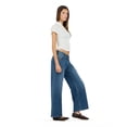 thumbnail image 4 of Forever 21 Women’s Collared Button Down Top with Ruffle Hem, Cinched Fit, White, XS, 4 of 7
