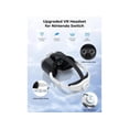 thumbnail image 2 of VR Headset with Elite Strap for Nintendo Switch & OLED, 3D VR Glasses Switch Virtual Reality Glasses Goggles with Adjustable Lens & Lightweight Headset Strap for Switch Labo VR, 2 of 7