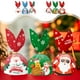 thumbnail image 1 of Bolsas de caramelos navideños 50 piezas - bolsas de plástico de snacks de 16x28cm para suministros de fiesta navideña, repostería y embalaje de regalos, 1 of 6
