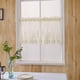 thumbnail image 3 of Cortina de ventana de encaje Jacquard Injueey corta para cocina Beige 74x61cm, 3 of 6