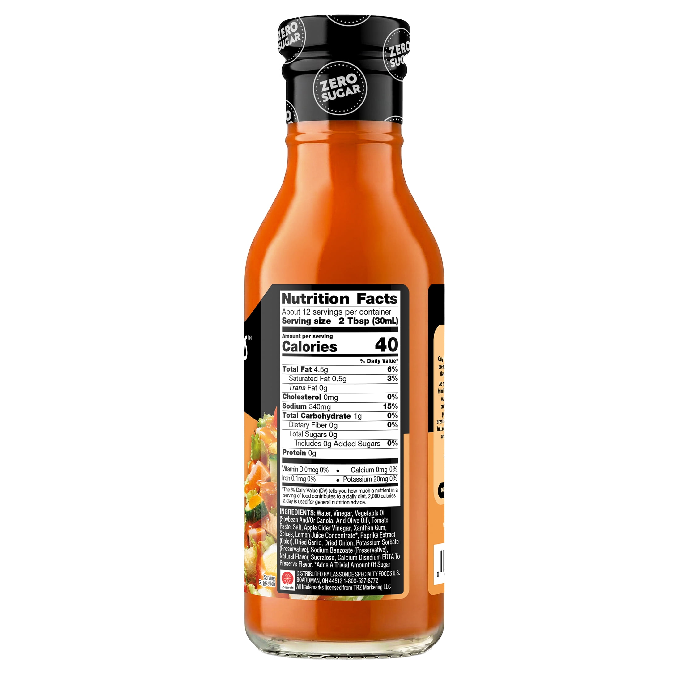 G Hughes Zero Sugar French Dressing, 12 fl oz