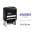 thumbnail image 1 of Shiny Date Stamper Self Inking With Faxed Text Ofiice Stationery Rubber Stamp S-827D, 1 of 1